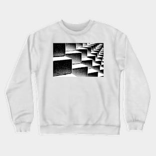 Composition in black and white Crewneck Sweatshirt